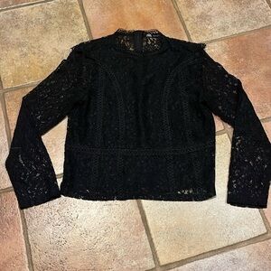 Zara lace top small